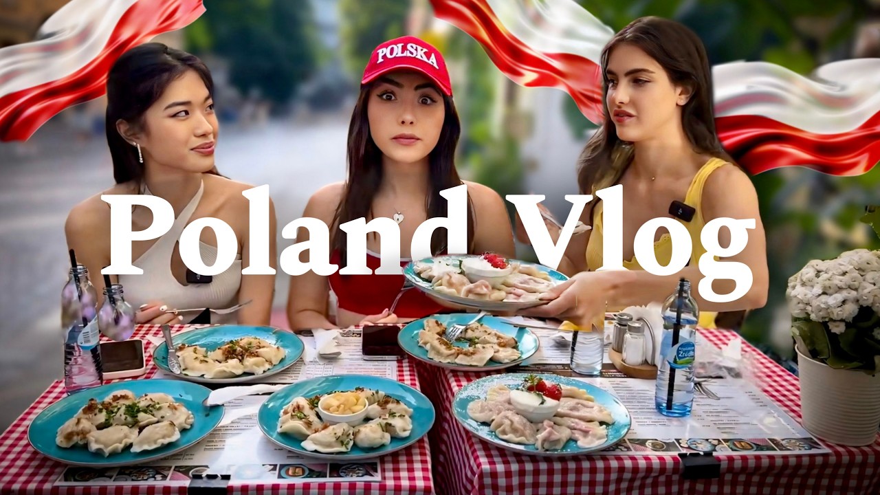 I FINALLY visited Poland ft. Botez Sisters (Kraków vlog, pierogies, vodka shots and chess!)