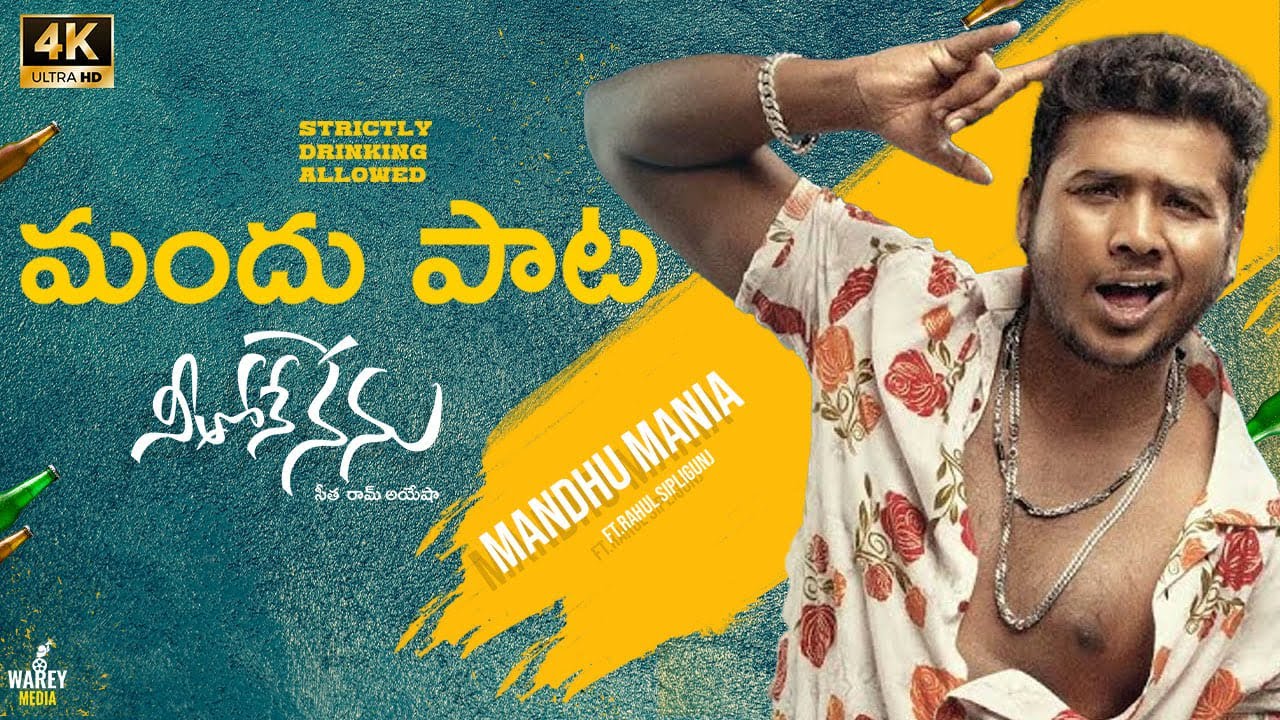 Mandu song Telugu Lyrical  Rahul sipligunj  NeethoneNenu  Karthik  Baba Baskar  mandhu mania