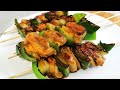 Brochetas de Pollo estilo Japonés