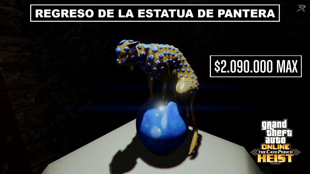 GTA Online El Regreso de la Estatua de Pantera a Cayo Perico [ 7 - 13 ...