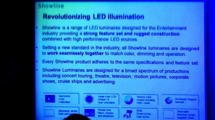 Introduction  Philips Showline Product Seminar 201...