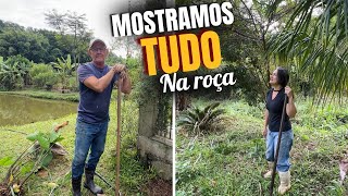 TODAS AS NOVIDADES DE UM DIA NO SÍTIO/MOSTRANDO TUDO/Bora pra Roça?