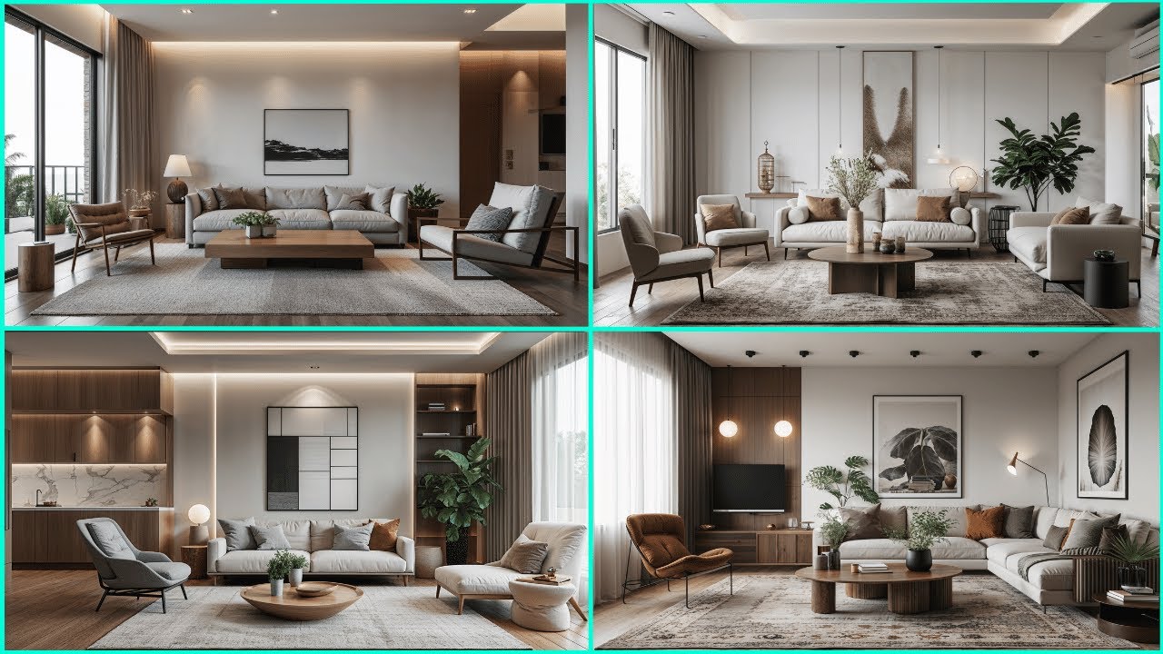 Minimalist Living Room Design 2025 | Clean & Calm Spaces