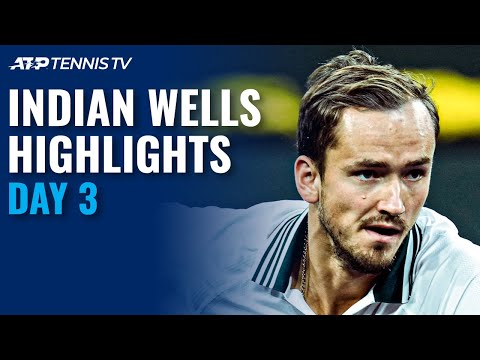 Medvedev faces McDonald; Rublev Takes on Taberner | Indian Wells 2021 Day 3 Highlights
