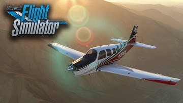 PilotEdge Online ATC for Microsoft Flight Sim 2020 - Modded Bonanza G36 to Palm Springs