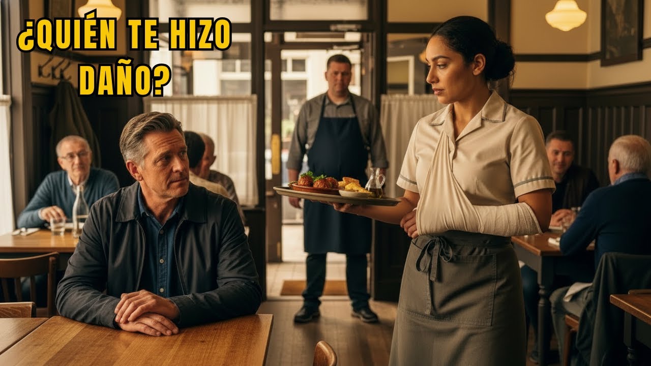 El millonario ve algo extraño en la camarera del restaurante y cambia para siempre su destino