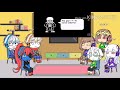 Undertale reacts to the sans battle but i wanna die gacha life (video link in the desc)