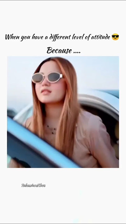Her attitude 😎 because 😇#rabeecakhan #hussain