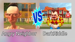 Angry Neighbor vs Dark Riddle : Horror Gameplay ( Ipad )