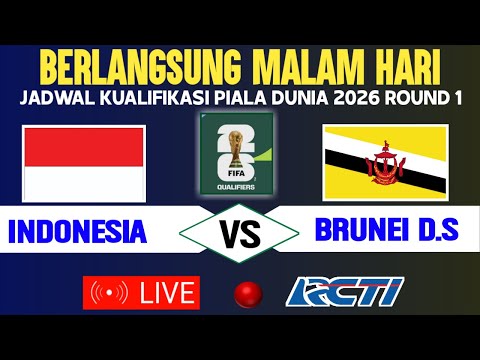 🔴Berlangsung Malam Hari! Jadwal Timnas Indonesia vs Brunei Darussalam, Kualifikasi Piala Dunia 2026.