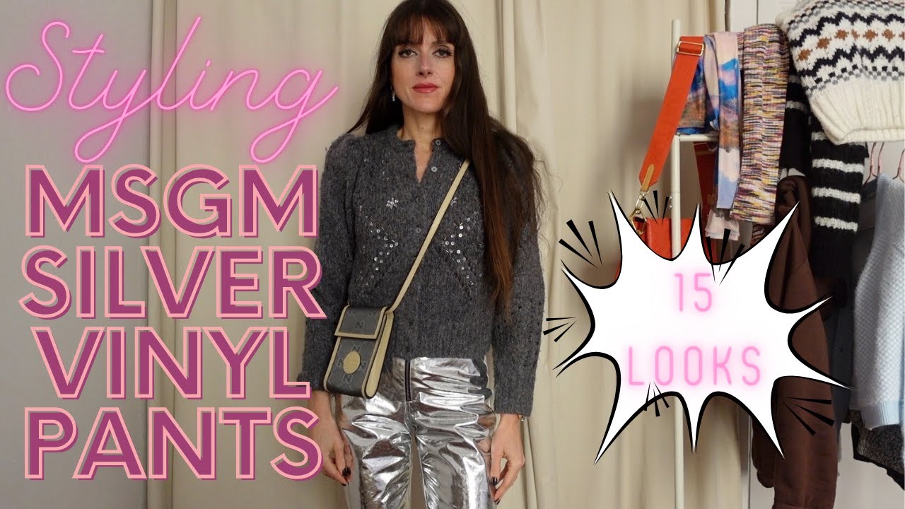 Silver Leather Pants Outfits For Women (19 ideas & outfits) | Lookastic