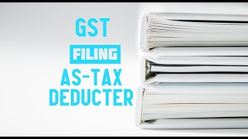 GST Filing of  govenment office