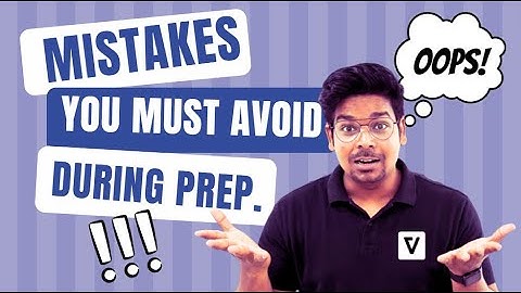 Top Mistakes to Avoid during Exam Preparation | By Virendra Singh | CSIR | GATE | DBT | ICMR