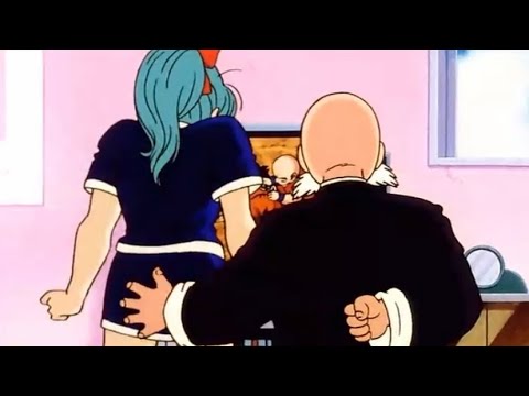 Master roshi likes rubbing bulma’s butt.