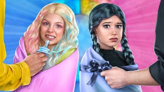 Download Lagu Wednesday Addams en Enid zijn kinderen! RIJKE ENID'S VADER vs ARME WEDNESDAY'S VADER! Deel 3 MP3