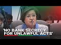 De Lima: Bank secrecy law, hindi nalabag sa paghingi ng impeachment evidence | ABS-CBN News