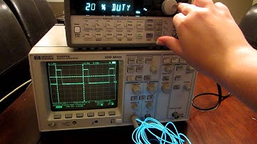 Changing duty cycle-shows square wave (2)