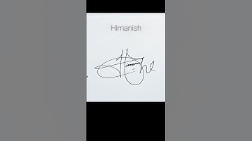 Subscribe my Channel & Comment Your name #signature #calligraphy #art