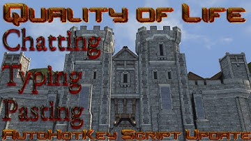 DAoC AutoHotKey Scripts Quality of Life chat features.