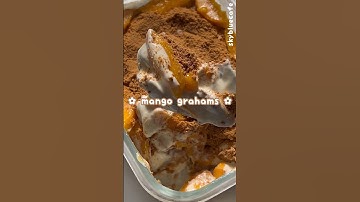 MANGO GRAHAMS #easyrecipe #dessert #mangograham