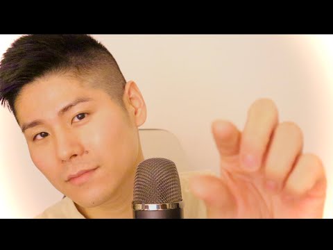 ASMR| Playing with your face for relaxation (Hand movements & Mouth Sounds)