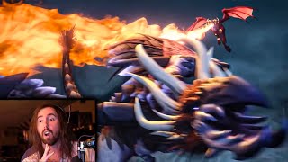 Asmongold Reacts to Dragonflight New Cinematic | Alexstrasza vs Raszageth