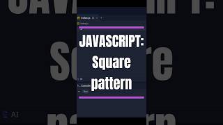JavaScript: square pattern#shorts #youtubeshorts Profile