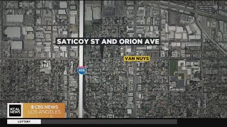 1 killed, 4 injured in two-car crash in Van Nuys area