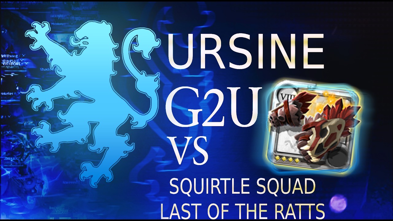 S 31 G2U VS SQUIRTLE SQUAD & LAST OF THE RATTS #zvzalbiononline #albiononline #ursine #mmorpg