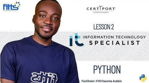 Lesson 2: Variables & Data Types