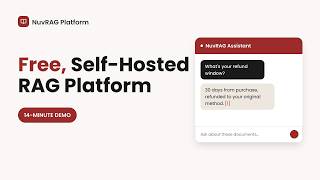 Self-hosted, multi-tenant RAG chatbot platform (demo)
