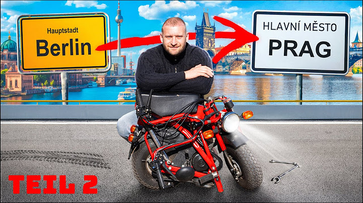 From Berlin to Prague with a 1 hp folding motorcycle | Part 2