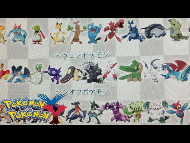 Pokemon X and Y - List of Mega Pokemon Speculation Part 1 