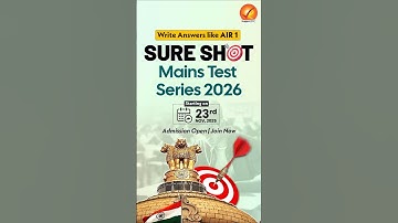 Sure Shot Mains Test for UPSC CSE 2026 by Vajiram and Ravi