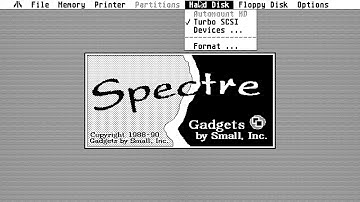 ATARI ST TO APPLE MACINTOSH SPECTRE 128 HIGH RES RESOLUTION