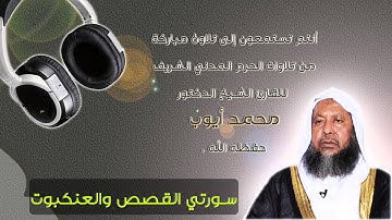 الشيخ محمد أيوب | تلاوة من الحرم | القصص والعنكبوت