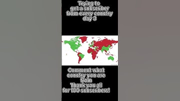 Trying to get a subscriber from every country: Day 3 #shorts #mapping #maps #geography #100 #mapper