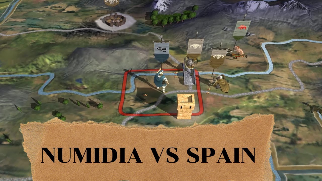 Numidia vs Spain Numidia 10 Rome Total War YouTube