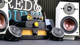 Amplifier Speaker Switcher 2 in 2 Out Dual Analog VU Meter Fosi Audio LC30 Wealth