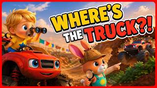 baby leo and bunny : MOSTERT TRUCK HUNT! 🚛🔍 | WHERE DID THE MOSTER TRUCK GO?! | nursery rhymes