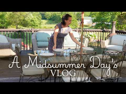 Lovely Summer Homemaking | Deck Refresh, Baking + Decluttering thumbnail