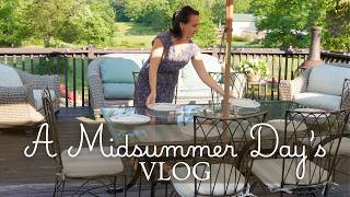 Lovely Summer Homemaking | Deck Refresh, Baking + Decluttering
