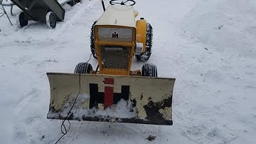 Cub Cadet Snow Plowing