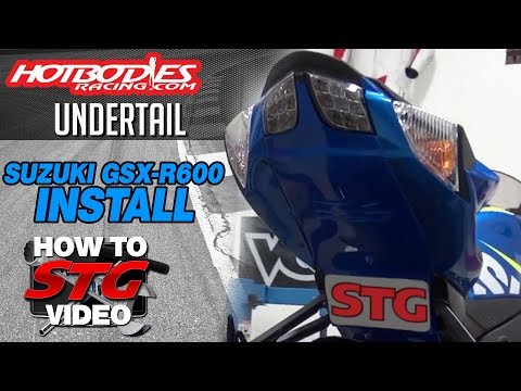 How to install an Hotbodies Undertail on a 2015 Suzuki GSX-R600 from SportbikeTrackGear.com