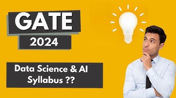 Beware: GATE 2024 Data science and AI Complete Syllabus| GateGeeks #gatecse #gateda #gateexam