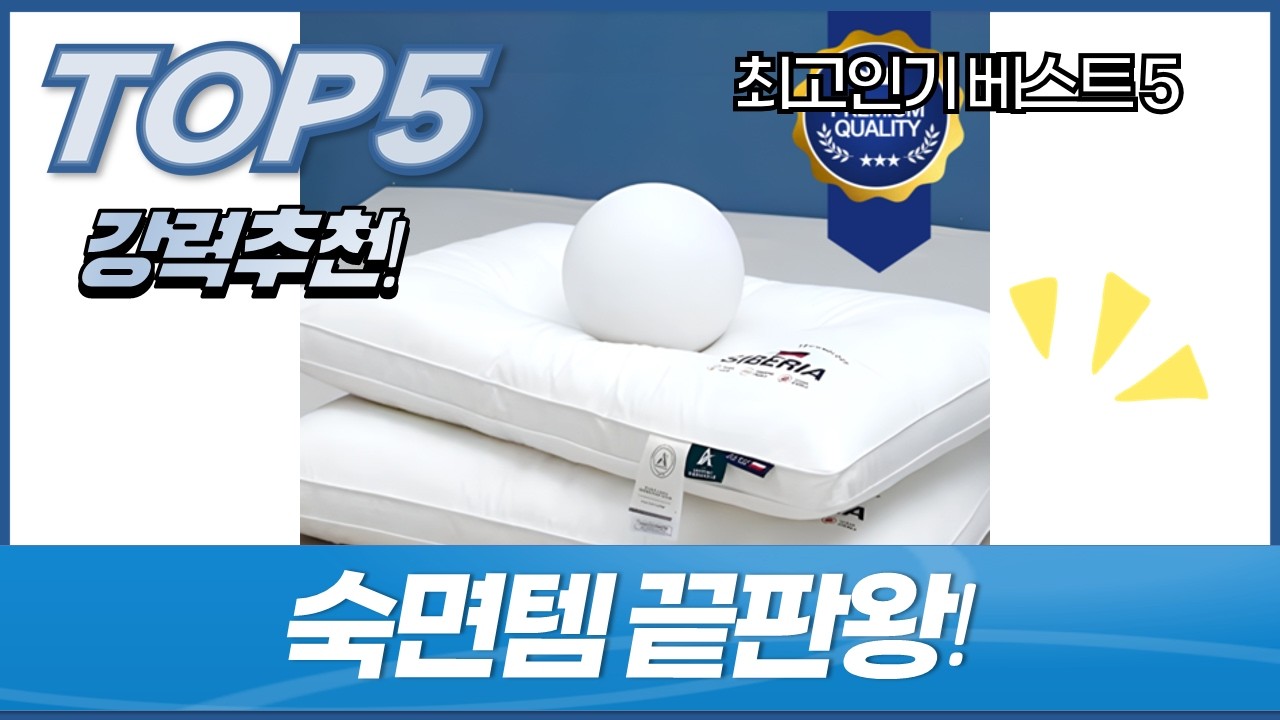 템퍼 베개부터 호텔 베개까지! 숙면템 대방출! (ft. 프랑떼/포그니)