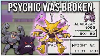 Why Psychic Types Were Overpowered in Gen 1