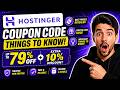 Hostinger Coupon Code 2026 🔥 | Up to 79% Off + Extra 10% Off