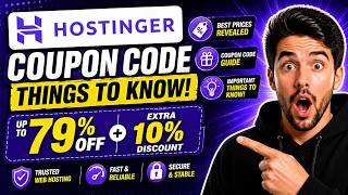 Hostinger Coupon Code 2026 🔥 | Up to 79% Off + Extra 10% Off