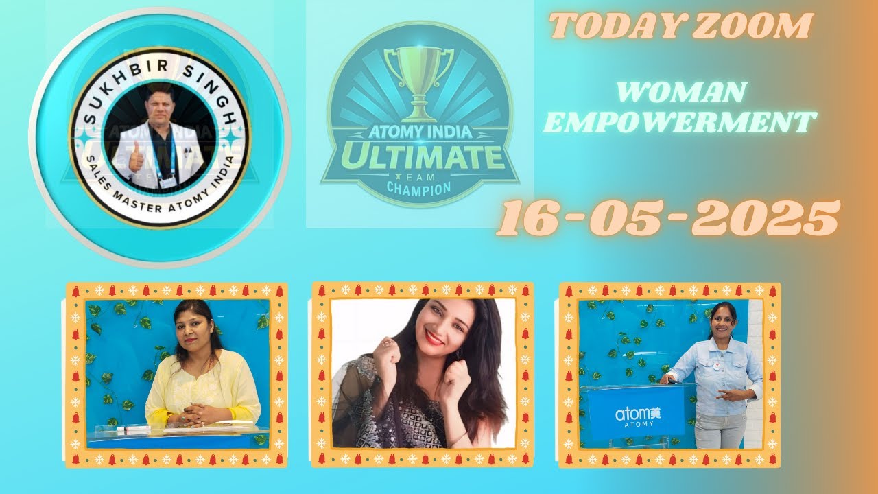 Woman empowerment In Atomy Business